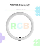 Aro de luz 33cm RGB