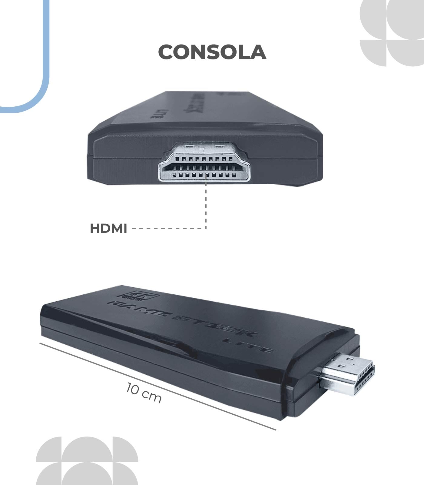 CONSOLA DE JUEGOS STICK LITE