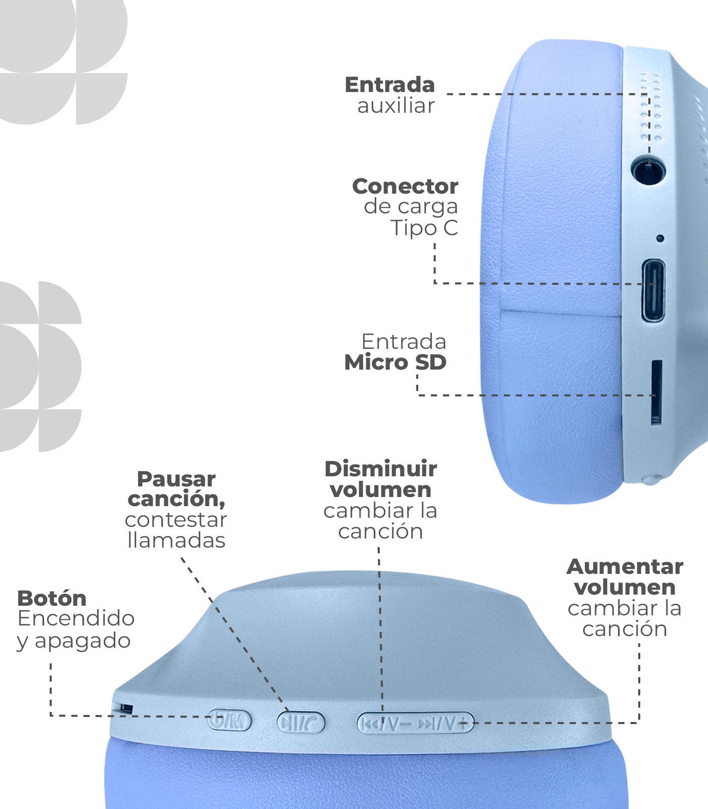 Diadema Bluetooth P7233