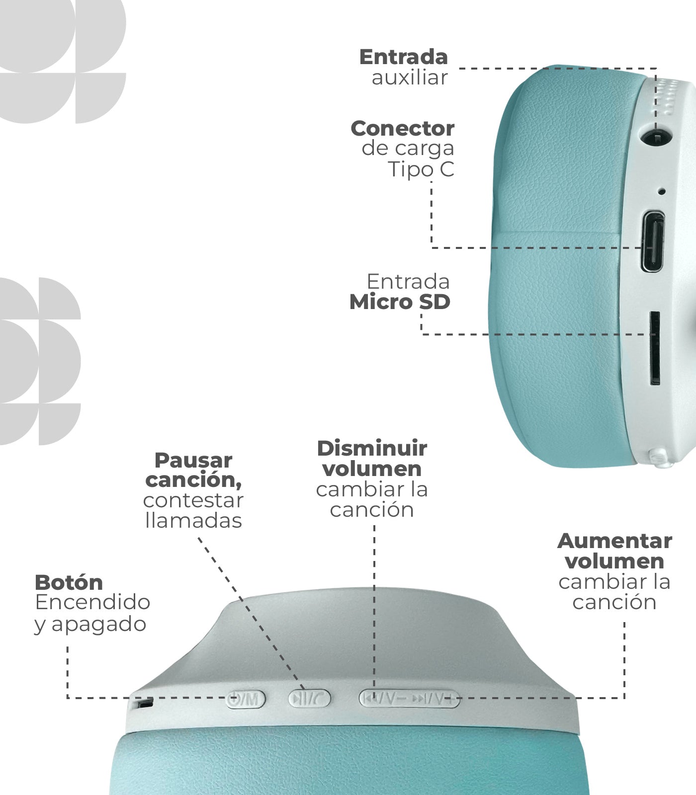 Diadema Bluetooth P7233