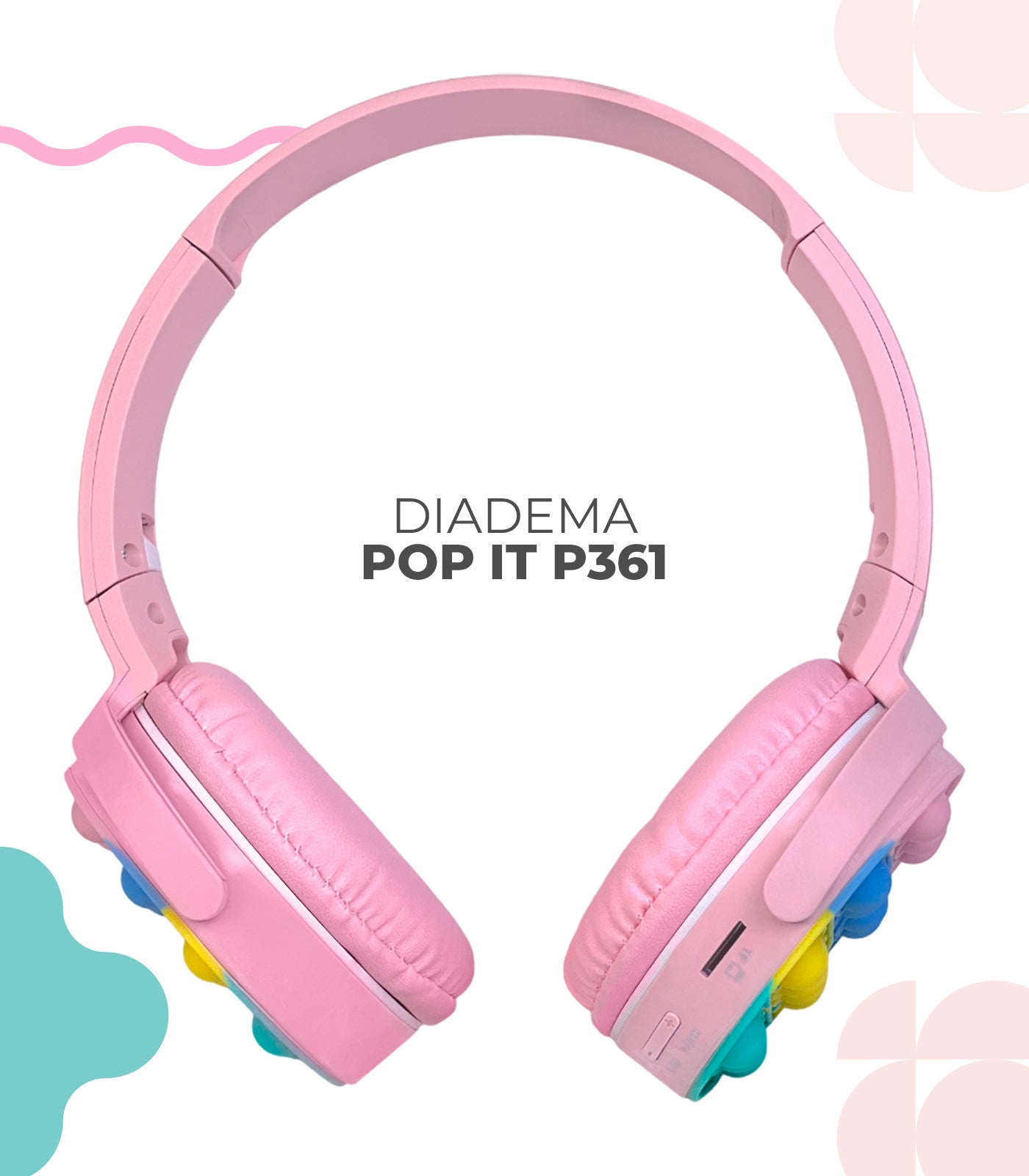 Diadema Para Niños Bluetooth Pop It