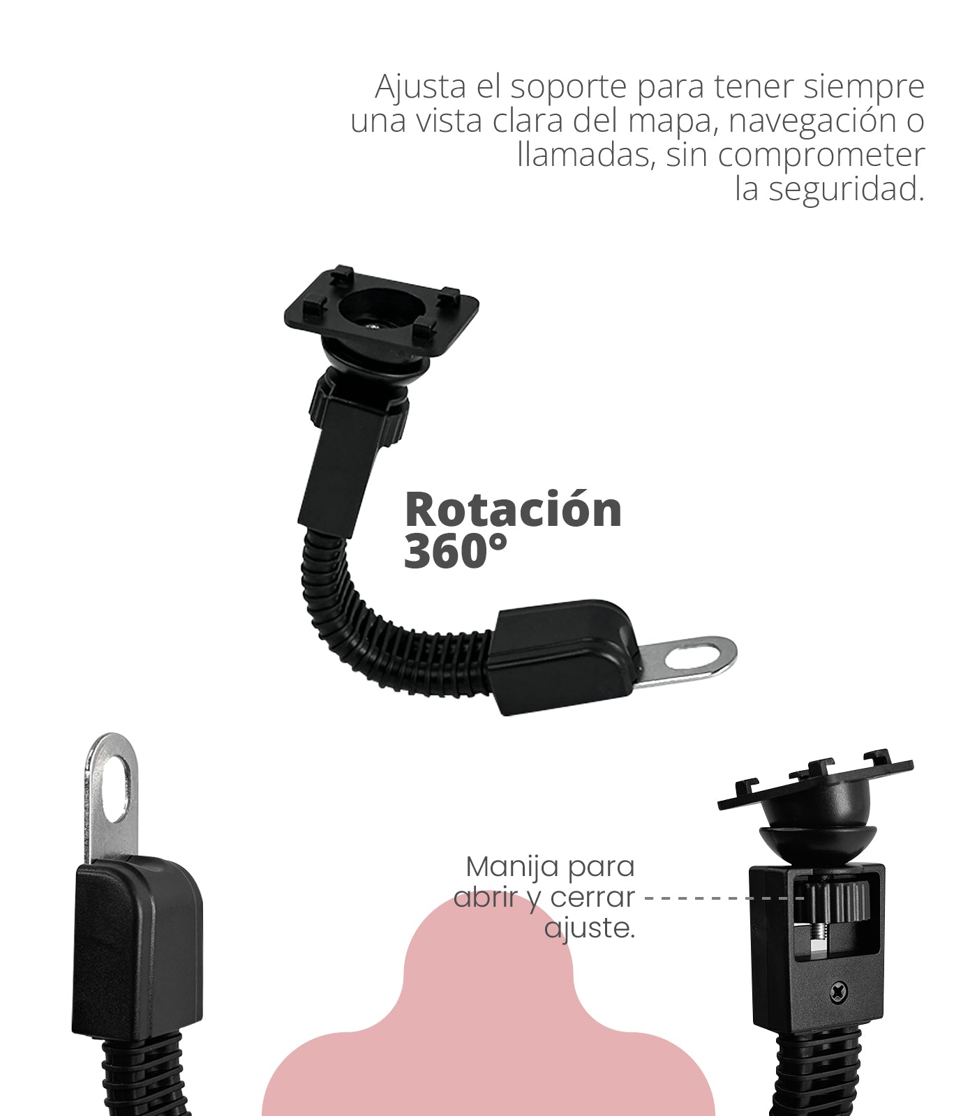 Holder De Guaya Para Moto XL